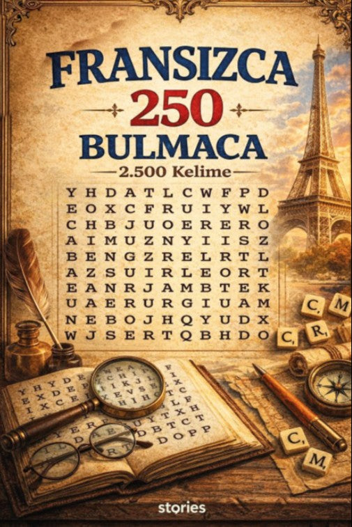 Fransızca 250 Bulmaca -2,500 Kelime- - Orhan Karasu kitap kapağı
