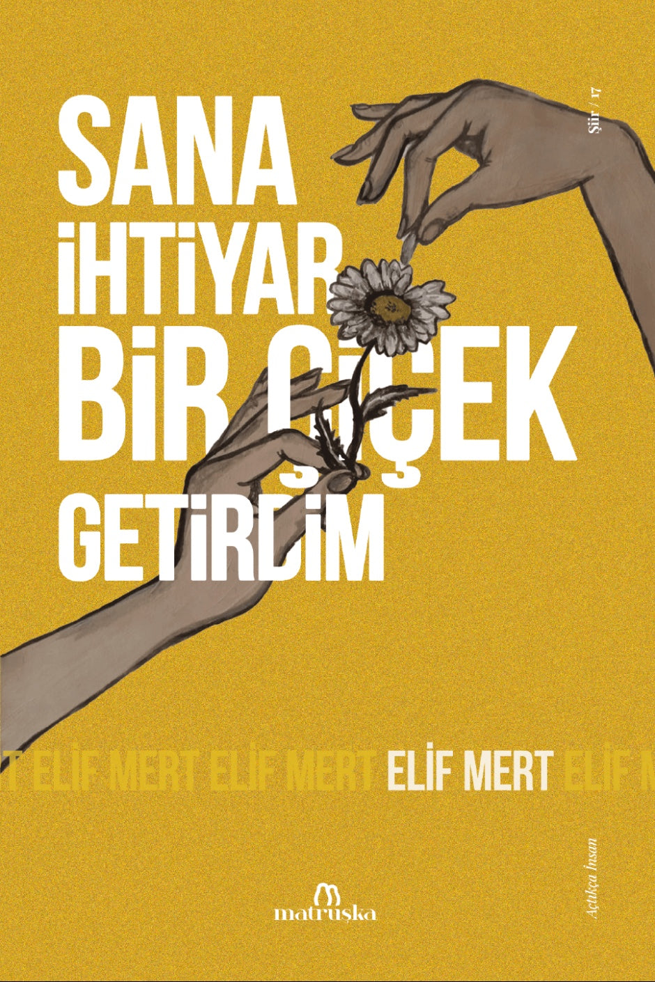Sana İhtiyar Bir Çiçek Getirdim - Elif Mert kitap kapağı
