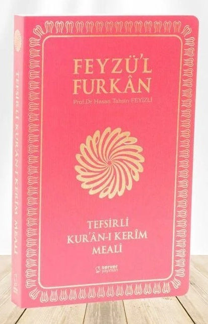 Feyzü'l Furkan Tefsirli Kur'an-ı Kerim Meali (Sempatik Cep Boy - İnce Cilt) Fuşya - Hasan Tahsin Feyizli kitap kapağı