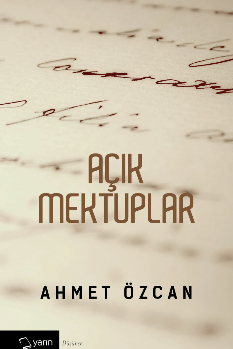 Açık Mektuplar - Ahmet Özcan kitap kapağı