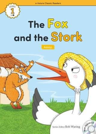 The Fox and the Stork +Hybrid CD (eCR Level 1) - Aesop kitap kapağı