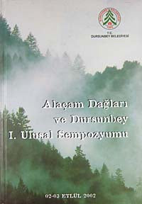 Alaçam Dağları ve Dursunbey I. Ulusal Sempozyumu kitap kapağı