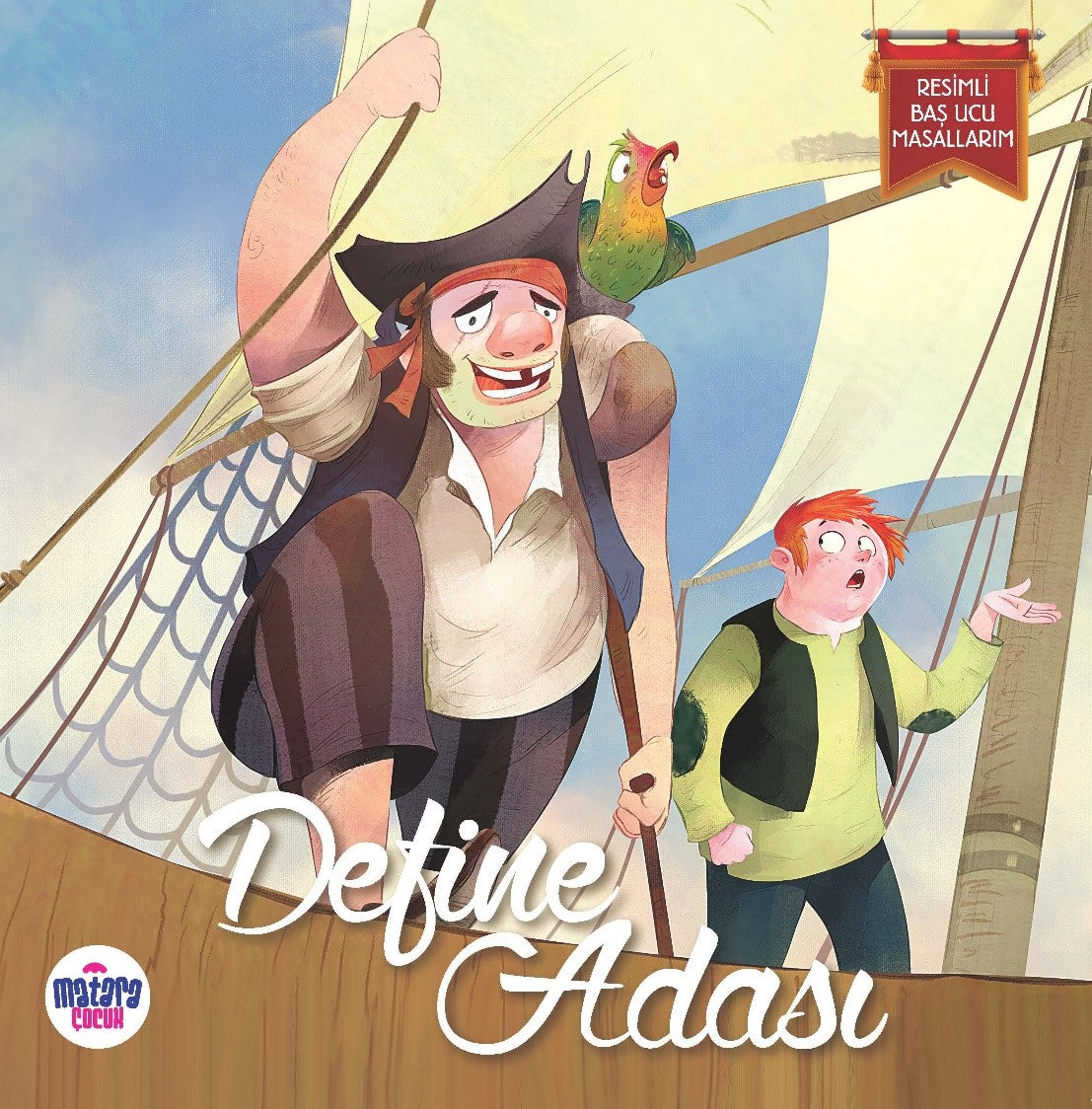 Define Adası / Resimli Baş Ucu Masallarım - Robert Louis Stevenson kitap kapağı