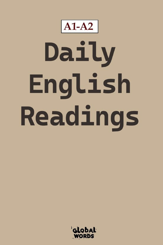 Daily English Readings A1-A2 - Kolektif kitap kapağı