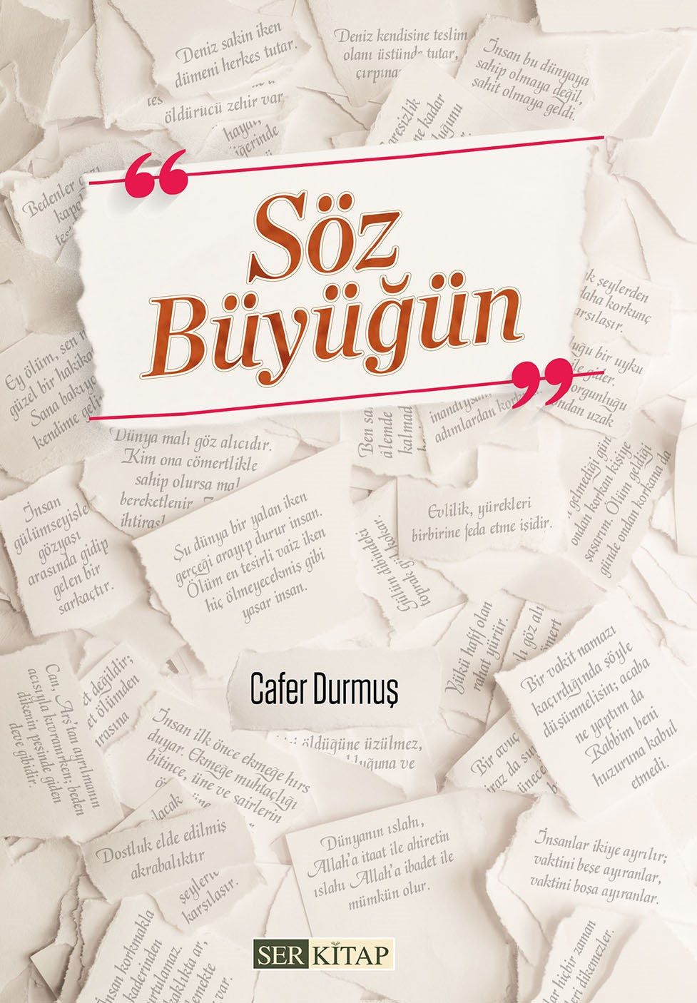 Söz Büyüğün - Cafer Durmuş kitap kapağı