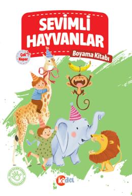 Sevimli Hayvanlar Boyama Kitabı - Kolektif kitap kapağı