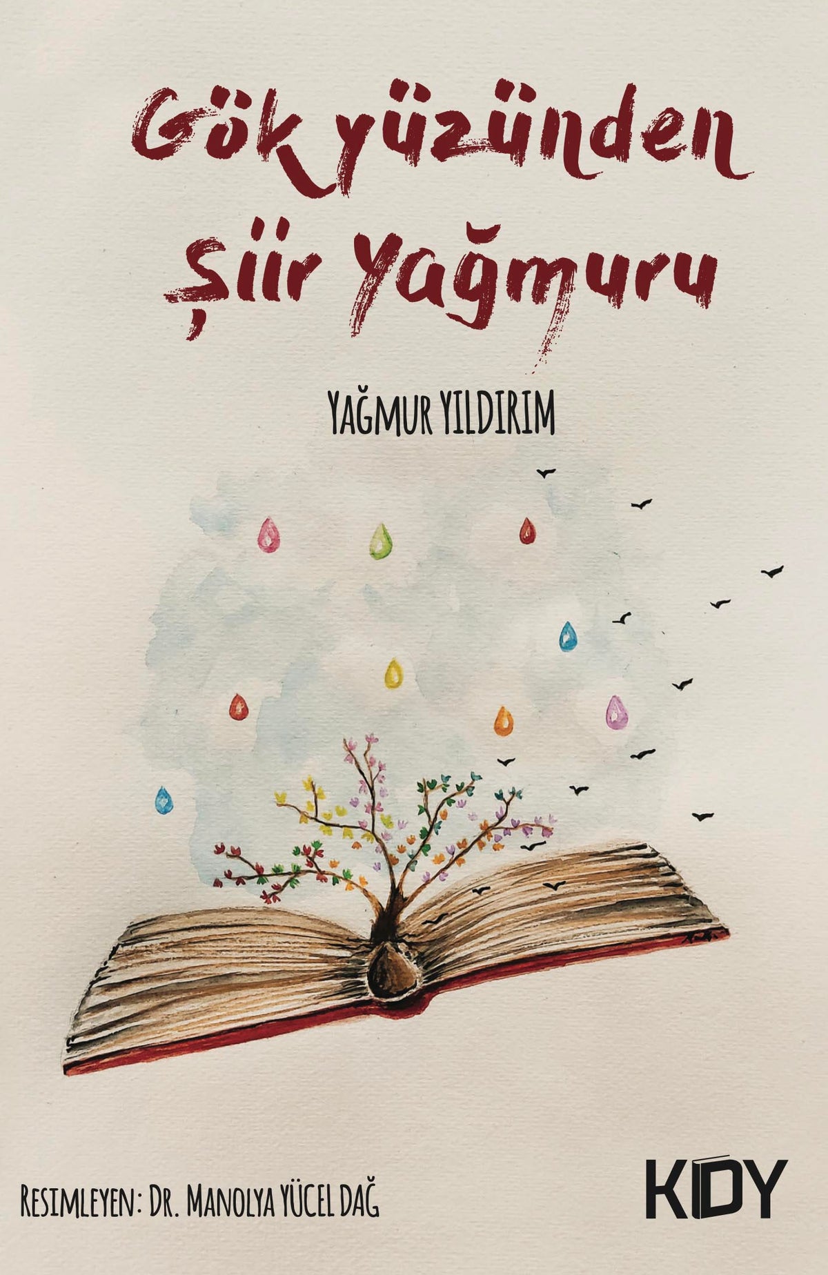 Gökyüzünden Şiir Yağmuru - Yağmur Yıldırım kitap kapağı