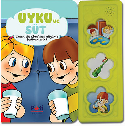 Uyku ve Süt (Sesli Kitap) / Ebru ve Ercan'ın Büyüme Serüvenleri 3 - Kolektif kitap kapağı