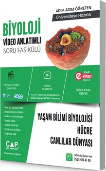 TYT-AYT Biyoloji Video Anlatımlı Soru Fasikülü Yaşam Bilimi Biyolojisi Hücre ve Canlılar Dünyas - Kolektif kitap kapağı