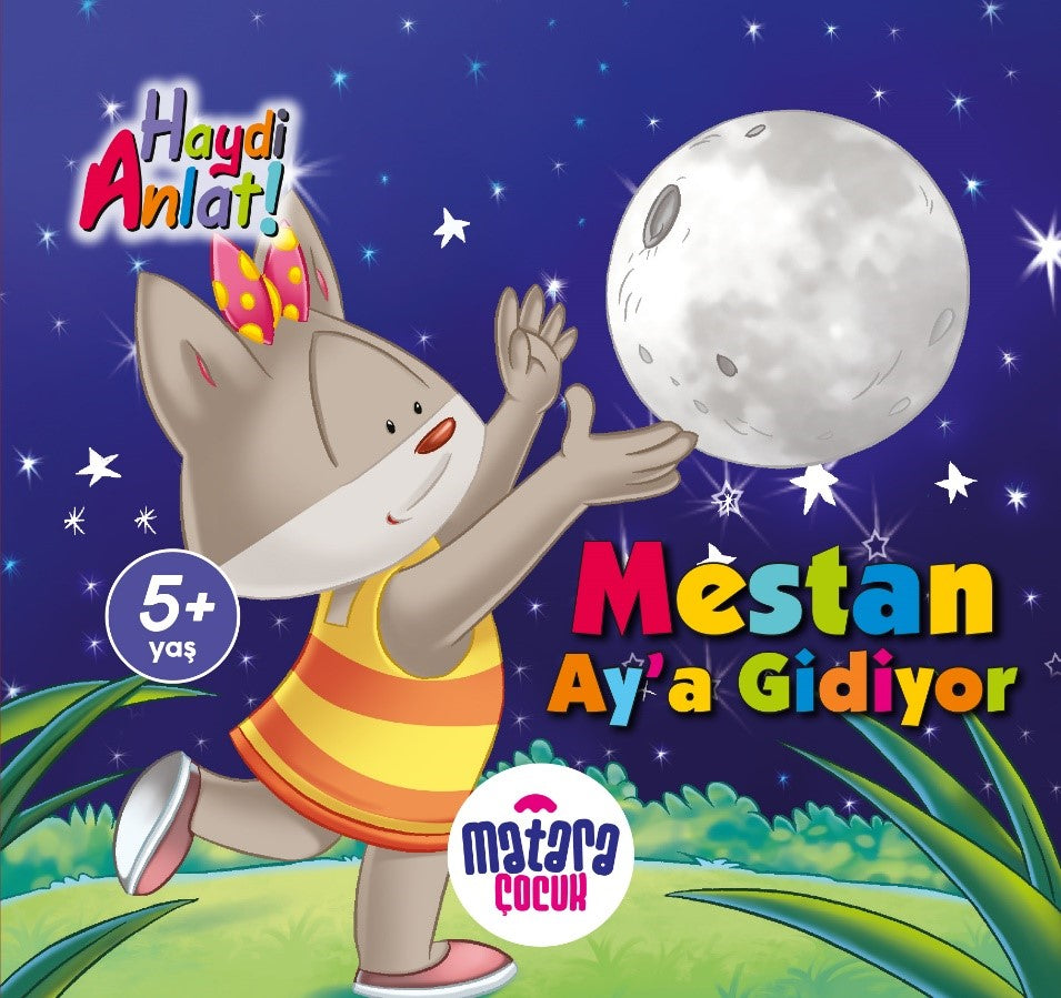 Mestan Ay'a Gidiyor (Haydi Anlat!) - Kolektif kitap kapağı