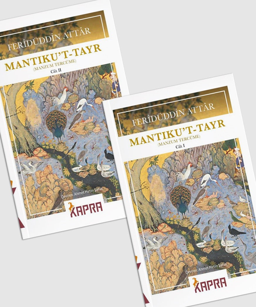 Mantıku't-Tayr (Manzum Tercüme) (2 Cilt) - Feridüddin Attar kitap kapağı