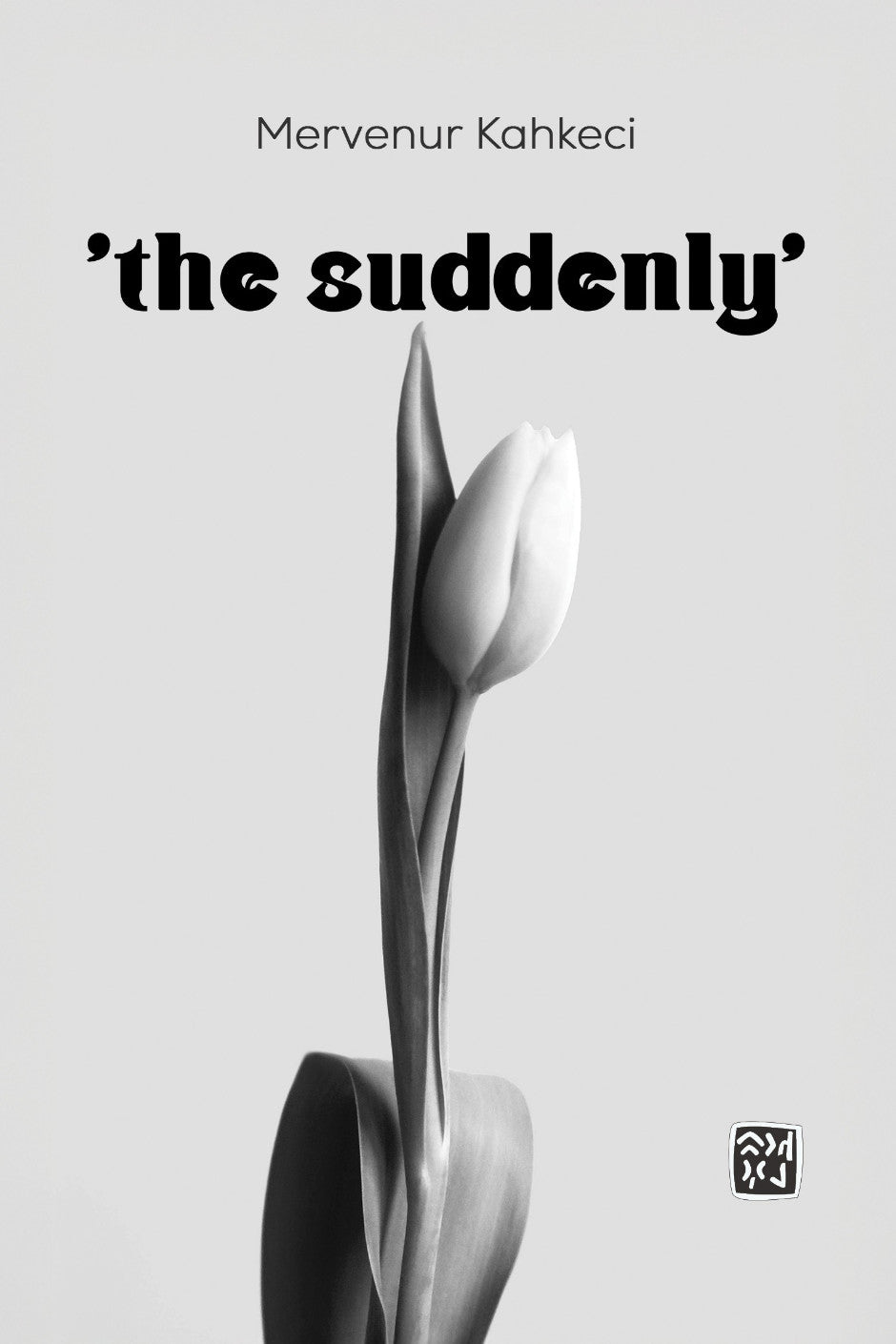 ‘the suddenly' - Mervenur Kahkeci kitap kapağı