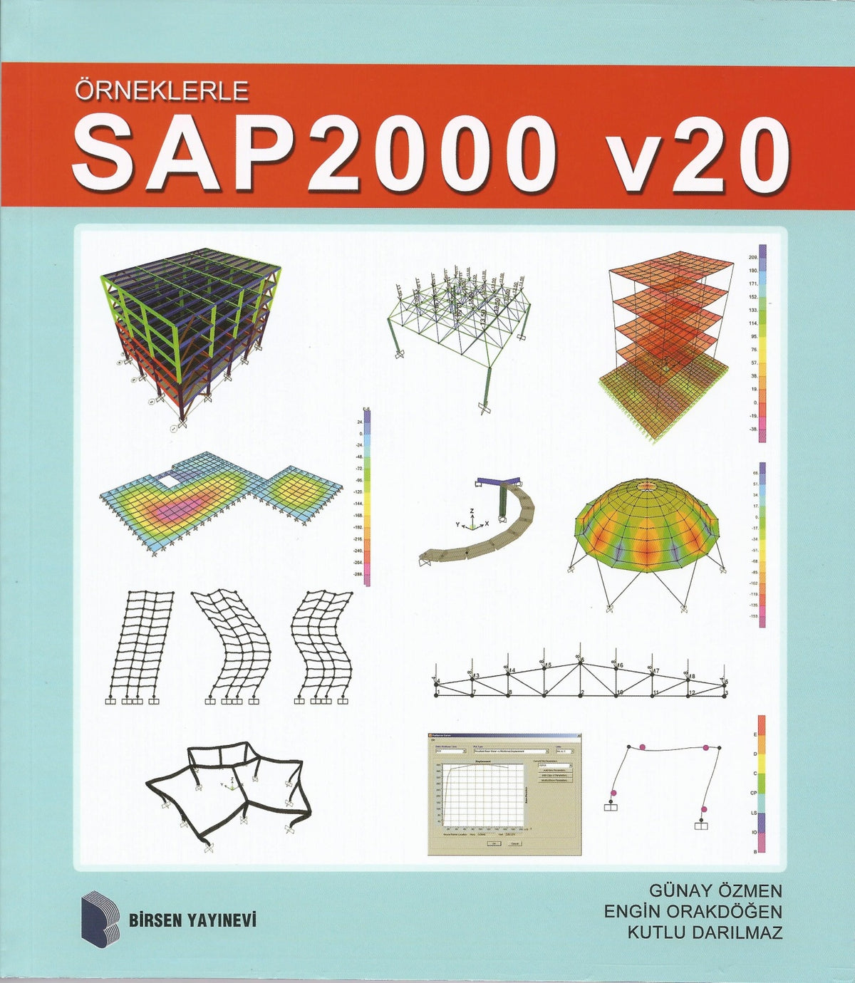 Örneklerle SAP 2000 - V20 - Günay Özmen kitap kapağı