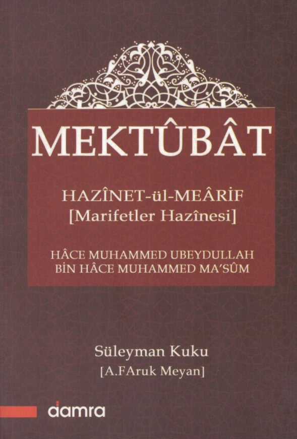 Mektubat - Hace Muhammed Ubeydullah bin Hace Muhammed Ma'sum kitap kapağı