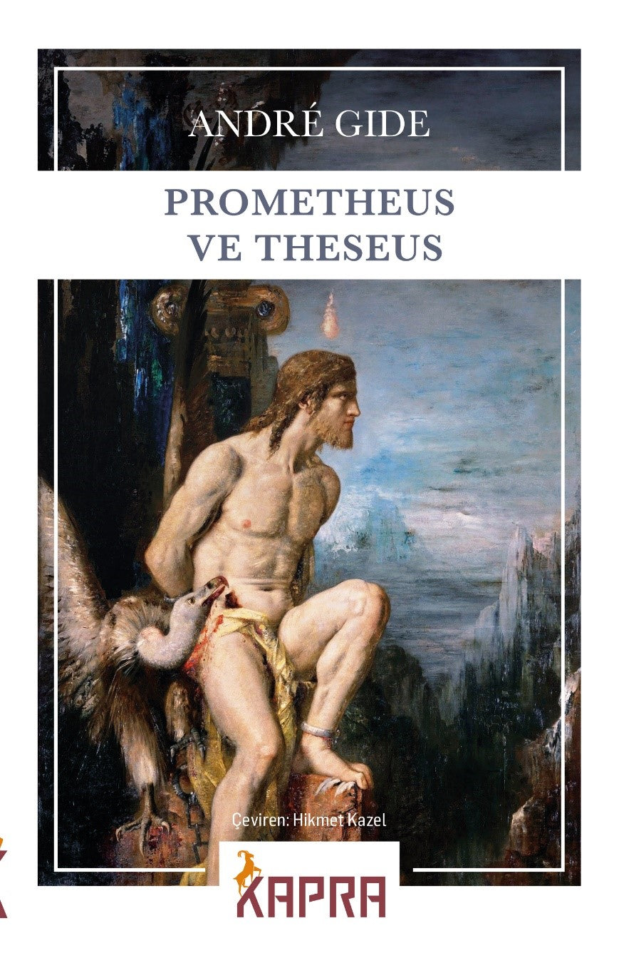 Prometheus ve Theseus (Mitolojik İsimler Sözlüğü ile Birlikte) - Andre Gide kitap kapağı