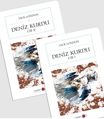 Deniz Kurdu (2 Cilt) (Cep Boy) (Tam Metin) - Jack London kitap kapağı