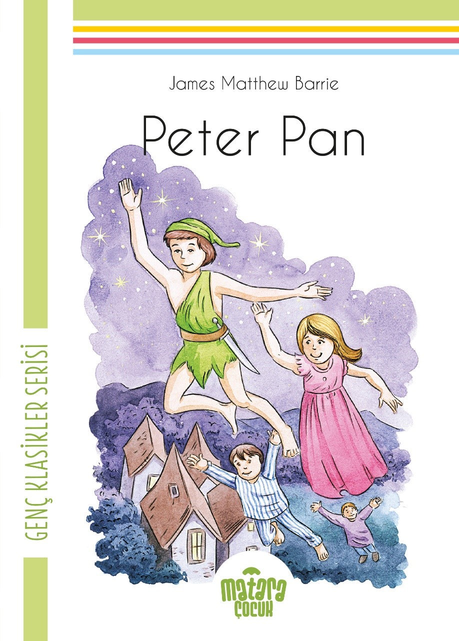 Peter Pan Genç Klasikler Serisi - James Matthew Barrie kitap kapağı