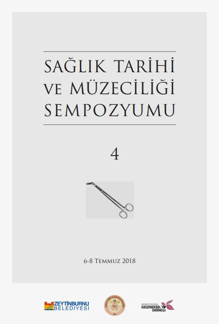 4. Sağlık Tarihi ve Müzeciliği Sempozyumu - Murat Dinçer Çekin kitap kapağı