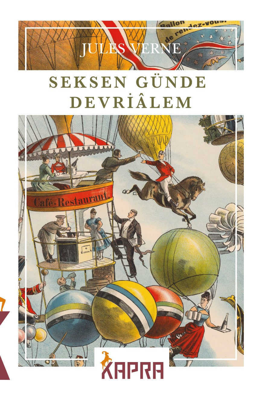 Seksen Günde Devrialem - Jules Verne kitap kapağı