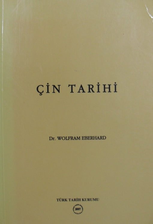 Çin Tarihi / 13-Z-269 - Wolfram Eberhard kitap kapağı