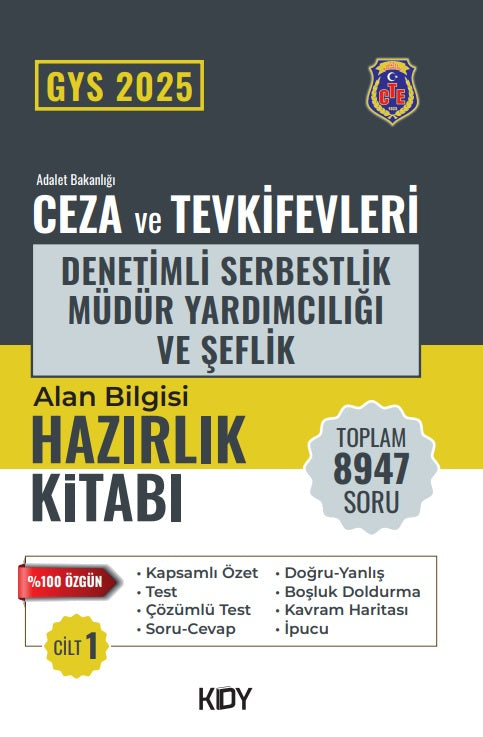 CTE Ünvan Değişikliği Sınavı Denetimli Serbestlik 1. Cilt - Mehmet Varnalı kitap kapağı
