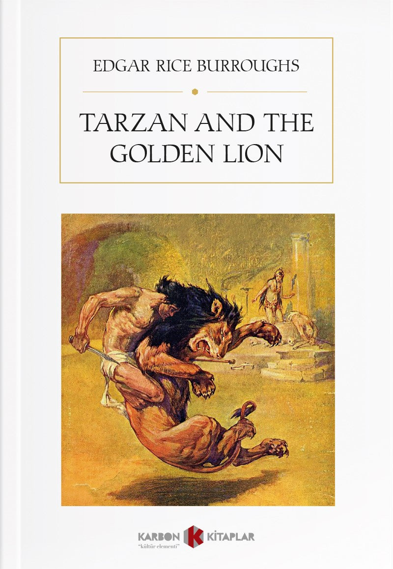 Tarzan and The Golden Lion - Edgar Rice Burroughs kitap kapağı