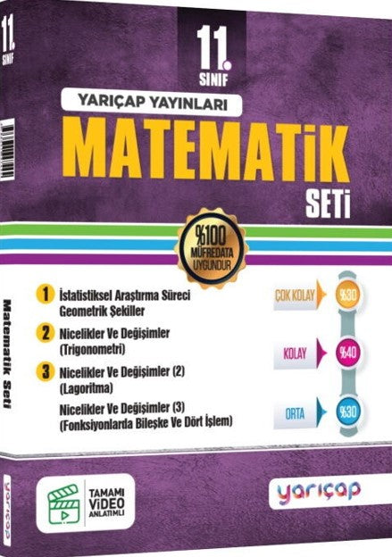 11. Sınıf Matematik Seti - Kolektif kitap kapağı