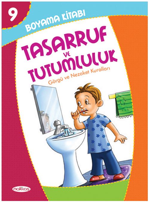Boyama Kitabı 9 / Tasarruf ve Tutumluluk - Kolektif kitap kapağı