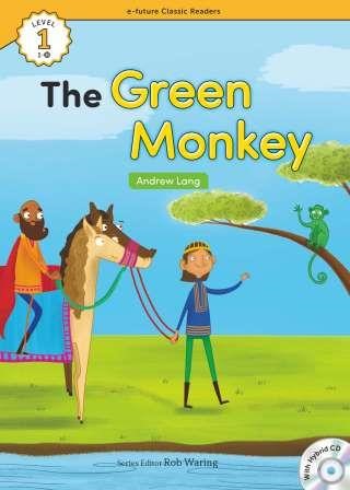 The Green Monkey +Hybrid CD (eCR Level 1) - Andrew Lang kitap kapağı