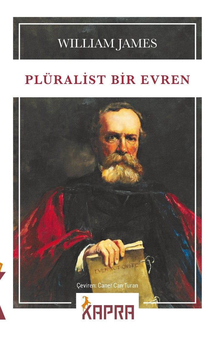 Plüralist Bir Evren - William James kitap kapağı