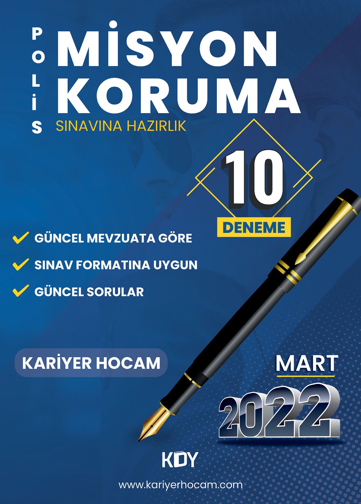 Polis Misyon Koruma Sınavına Hazırlık 10'lu Deneme - Kolektif kitap kapağı