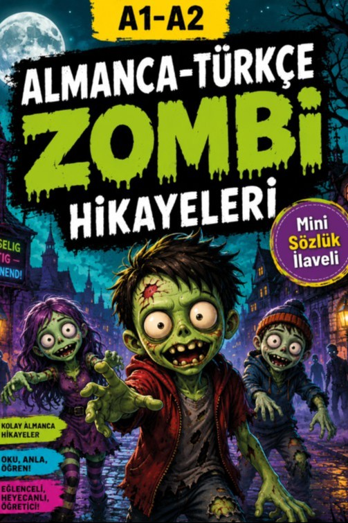A1-A2 Almanca-Türkçe Zombi Hikayeleri - Kolektif kitap kapağı