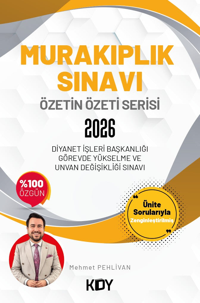 Murakıplık Sınavı Özetin Özeti Serisi - Mehmet Pehlivan kitap kapağı