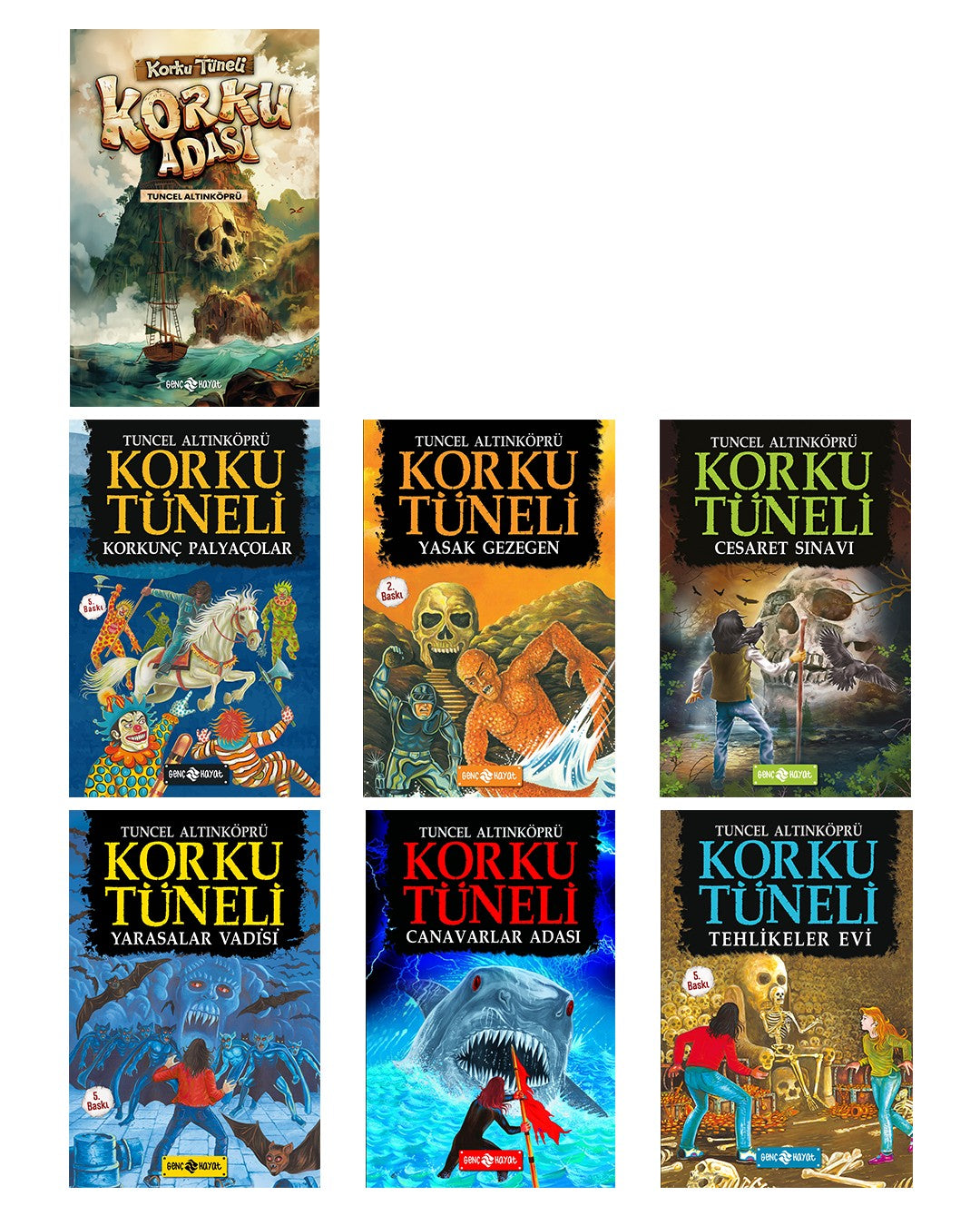 Korku Tüneli Seti (7 Kitap) - Psikolog Tuncel Altınköprü kitap kapağı