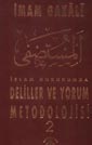 İslam Hukukunda Deliller ve Yorum Metodolojisi 2 Cilt Takım (3.Hamur) 7-A-9 - İmam Gazali kitap kapağı