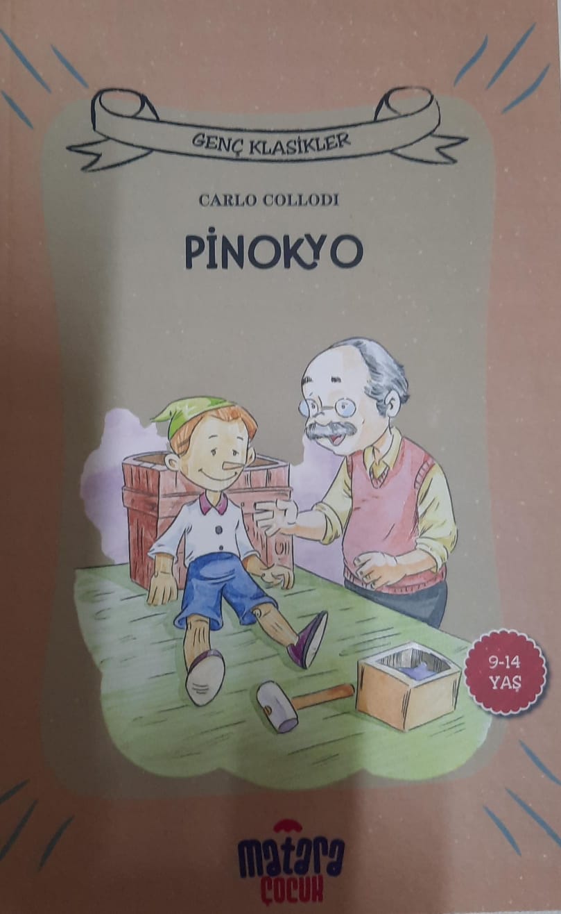 Pinokyo Genç Klasikler Serisi - Carlo Collodi kitap kapağı