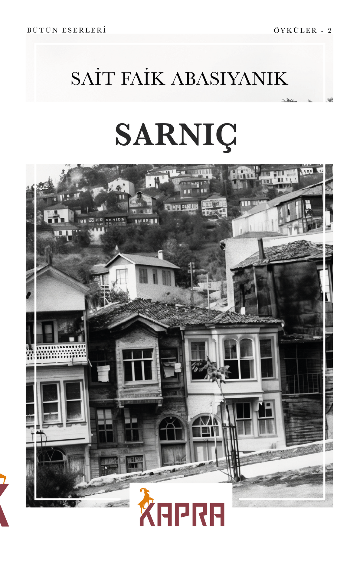 Sarnıç - Sait Faik Abasıyanık kitap kapağı