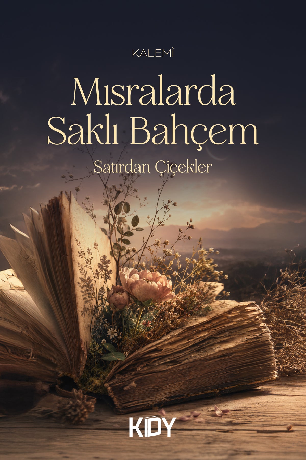 Mısralarda Saklı Bahçem - Kalemi kitap kapağı