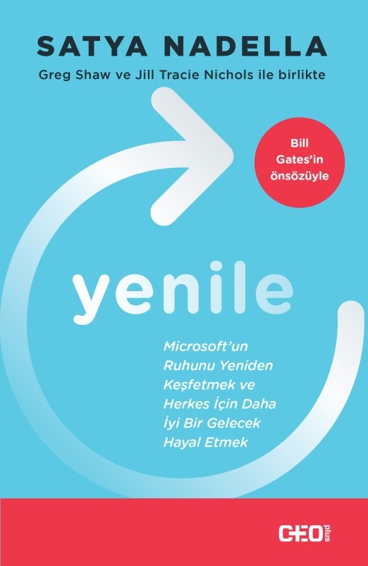 Yenile - Satya Nadella kitap kapağı