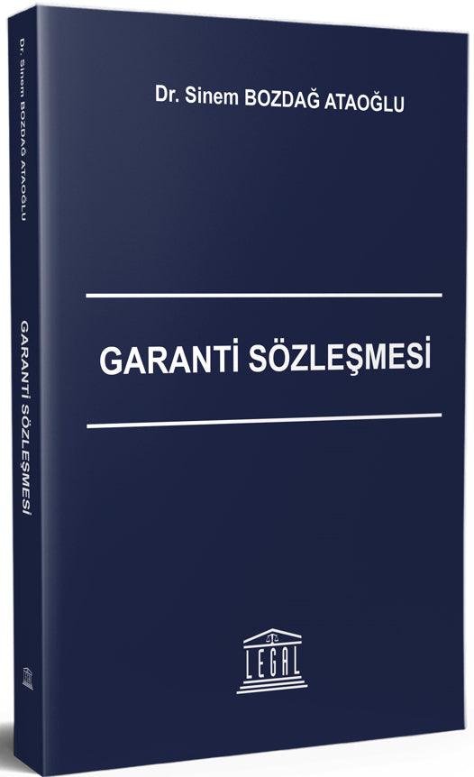 Garanti Sözleşmesi - Dr. Sinem Bozdağ Ataoğlu kitap kapağı