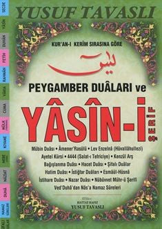 Peygamber Duaları ve Yasin-i Şerif (Kod: D68) Orta Boy, Fihristli - Yusuf Tavaslı kitap kapağı