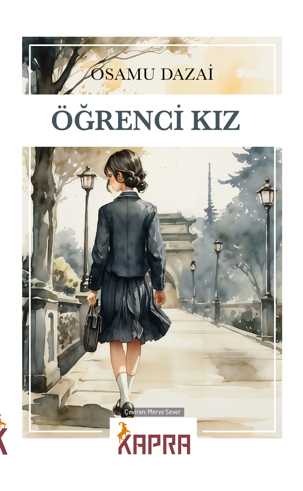 Öğrenci Kız - Osamu Dazai kitap kapağı