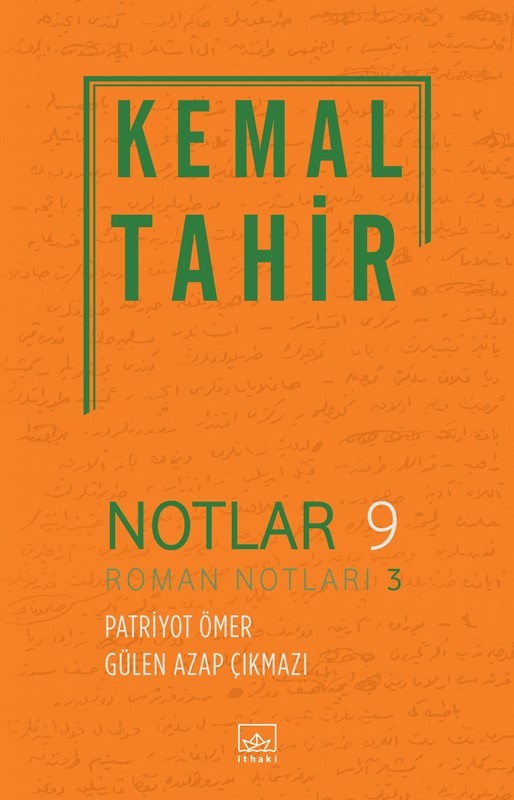Notlar 9 - Roman Notları 3 - Kemal Tahir kitap kapağı