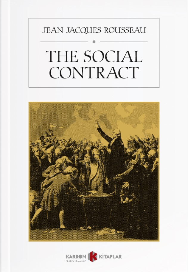 The Social Contract - Jean Jacques Rousseau kitap kapağı