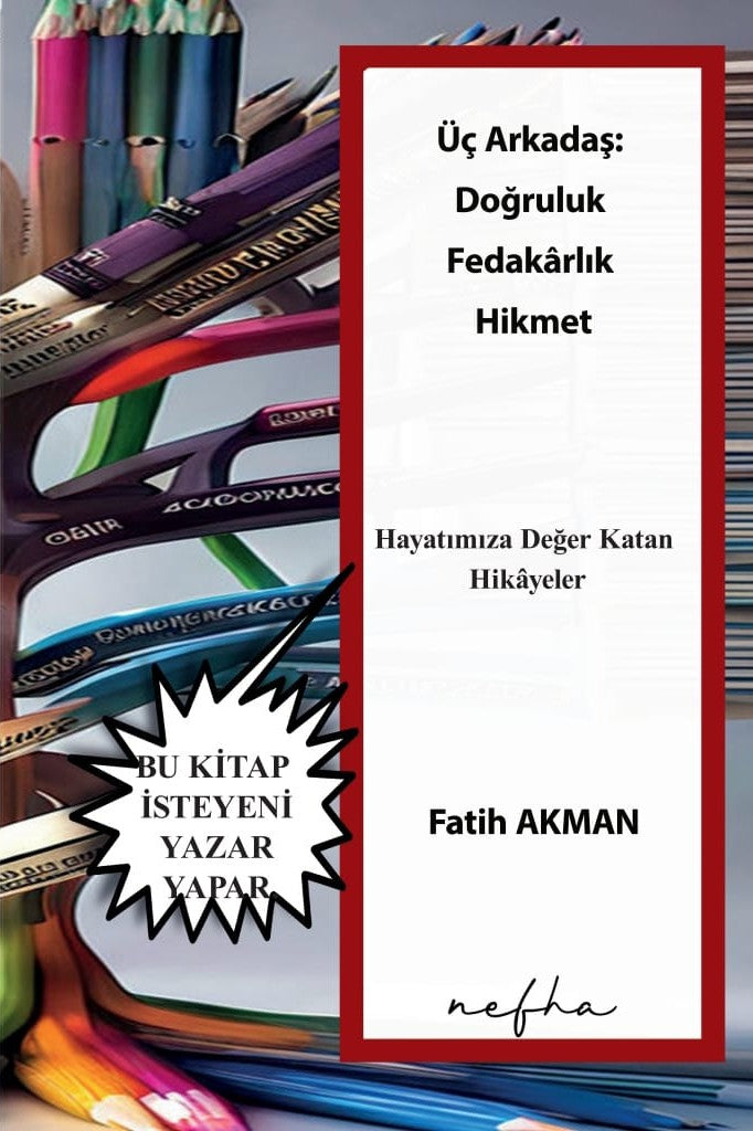 Üç Arkadaş: Doğruluk Fedakarlık Hikmet Hayatımıza Değer Katan Hikayeler - Fatih Akman kitap kapağı