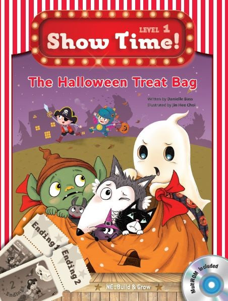 The Halloween Treat Bag (SB+WB+MultiROM) (Show Time Level 1) - Danielle Bass kitap kapağı