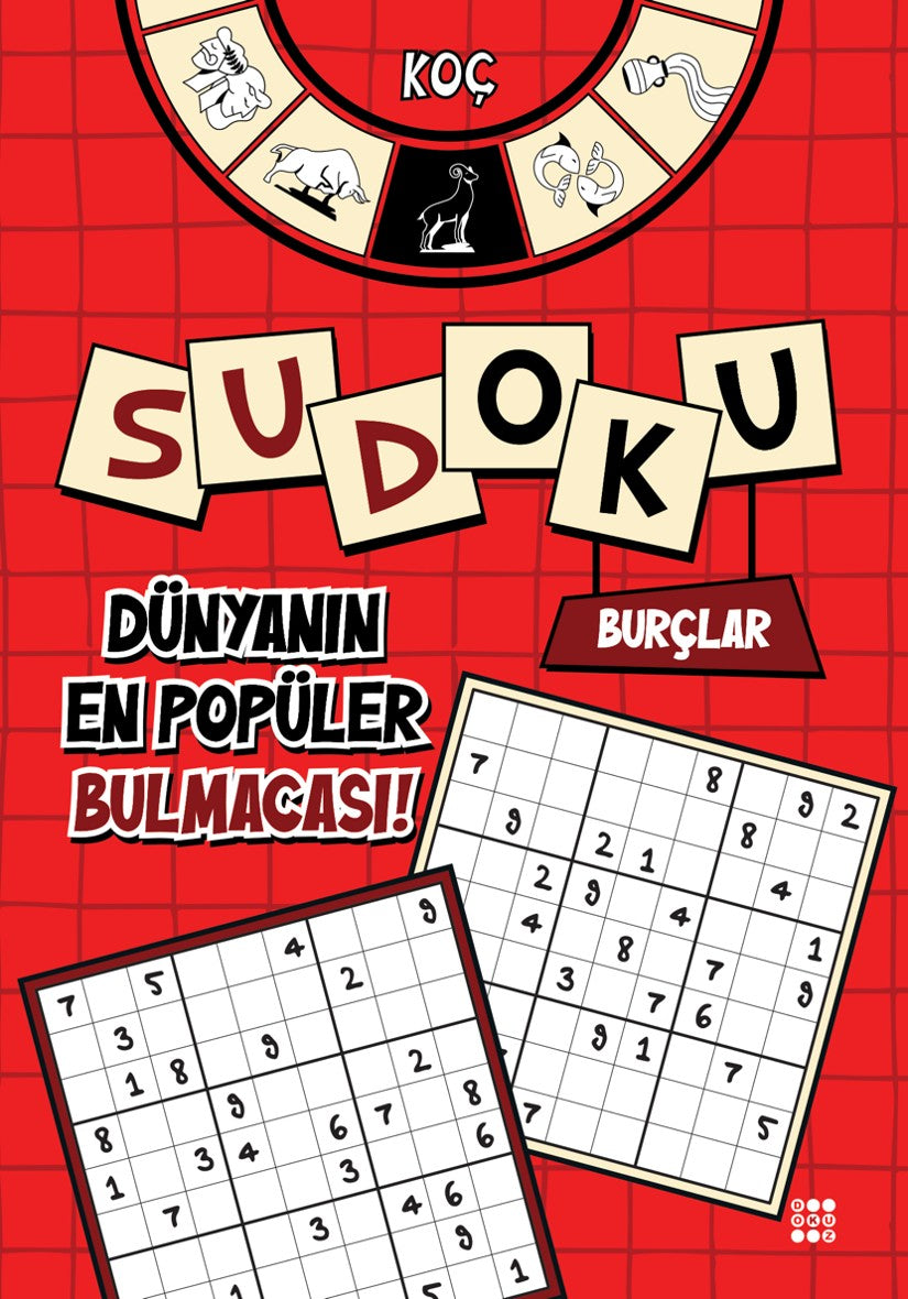 Burçlar Sudoku / Koç (Kalem Hediyeli) - Murat Yalçın kitap kapağı