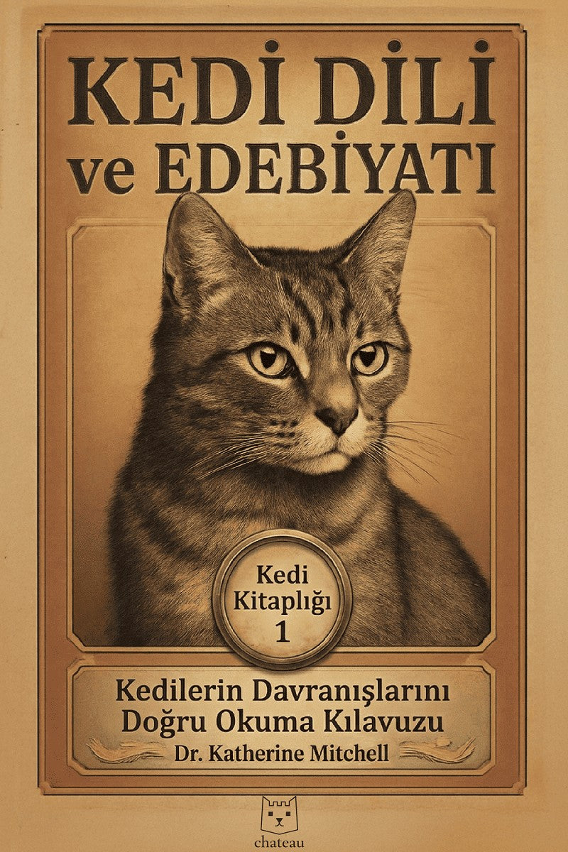 Kedi Dili Edebiyatı Kedilerin Davranışlarını Doğru Okuma Kılavuzu - Katherine Mitchell kitap kapağı
