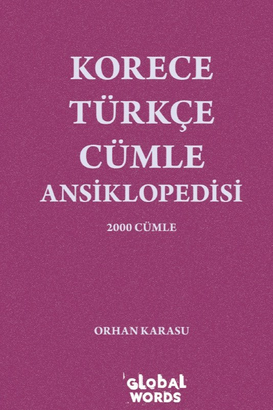 Korece-Türkçe Cümle Ansiklopedisi 2000 Cümle - Orhan Karasu kitap kapağı