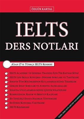 IELTS Ders Notları - Özgür Kartal kitap kapağı